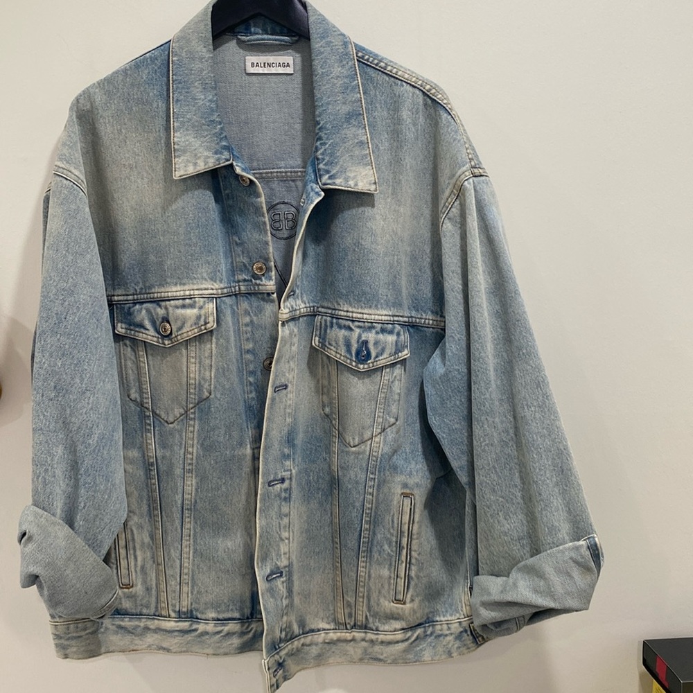 Balenciaga denim jaket  good condition